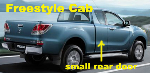 Side Steps Running Boards For Mazda BT-50 BT50 Freestyle Cab 09/2020 ...